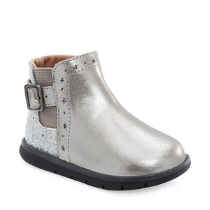 NWT/NIB StrideRite Pewter Agnes Boot size 8